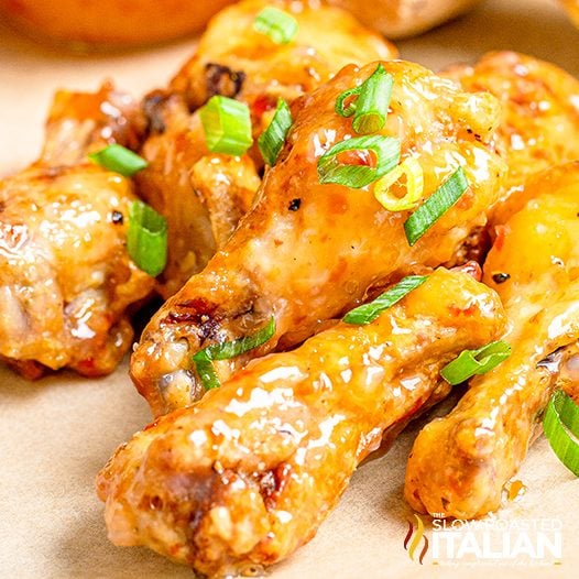 sweet and spicy air fryer chicken wings
