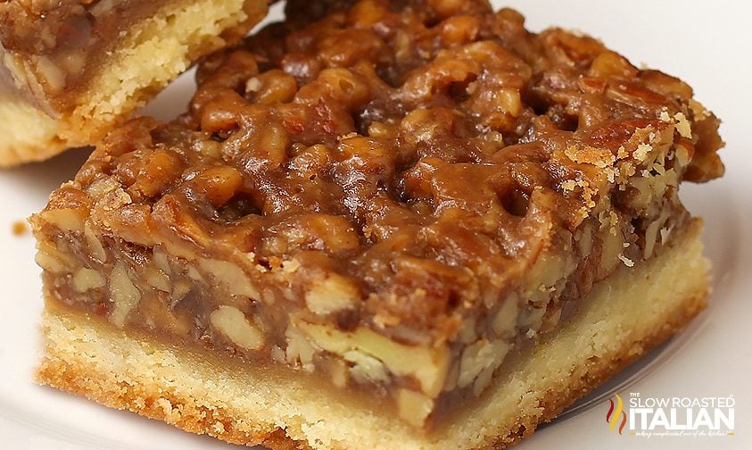 chewy pecan pie bar