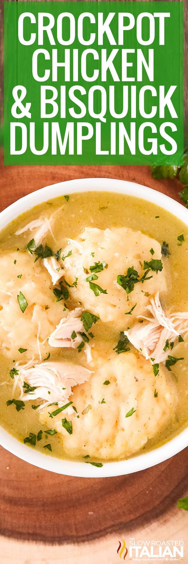 crockpot chicken and bisquick dumplings