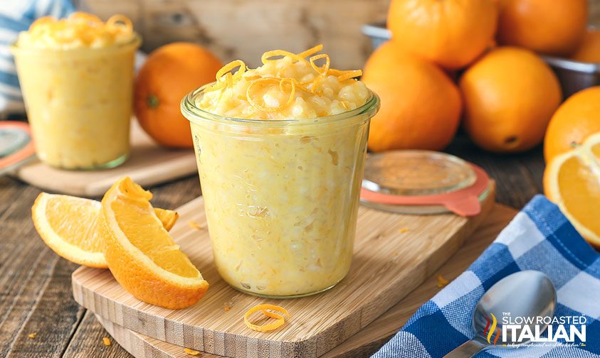 Orange Creamsicle Rice Pudding