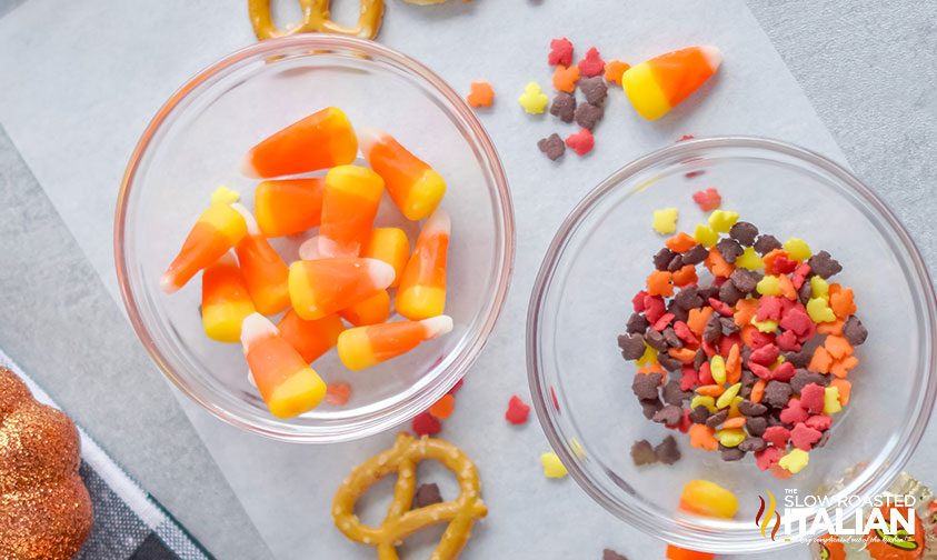 ingredients in glass bowls