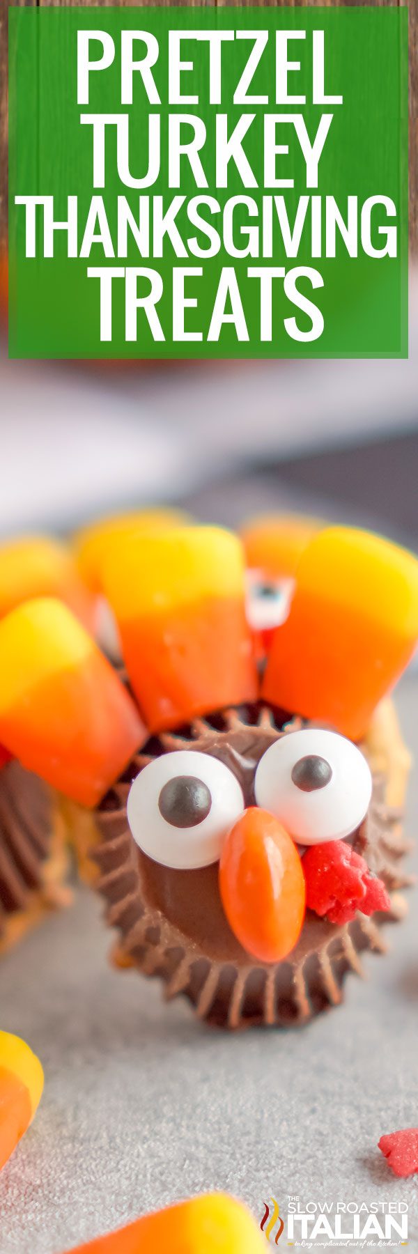 titled image (and shown): pretzel turkey thanksgiving treats