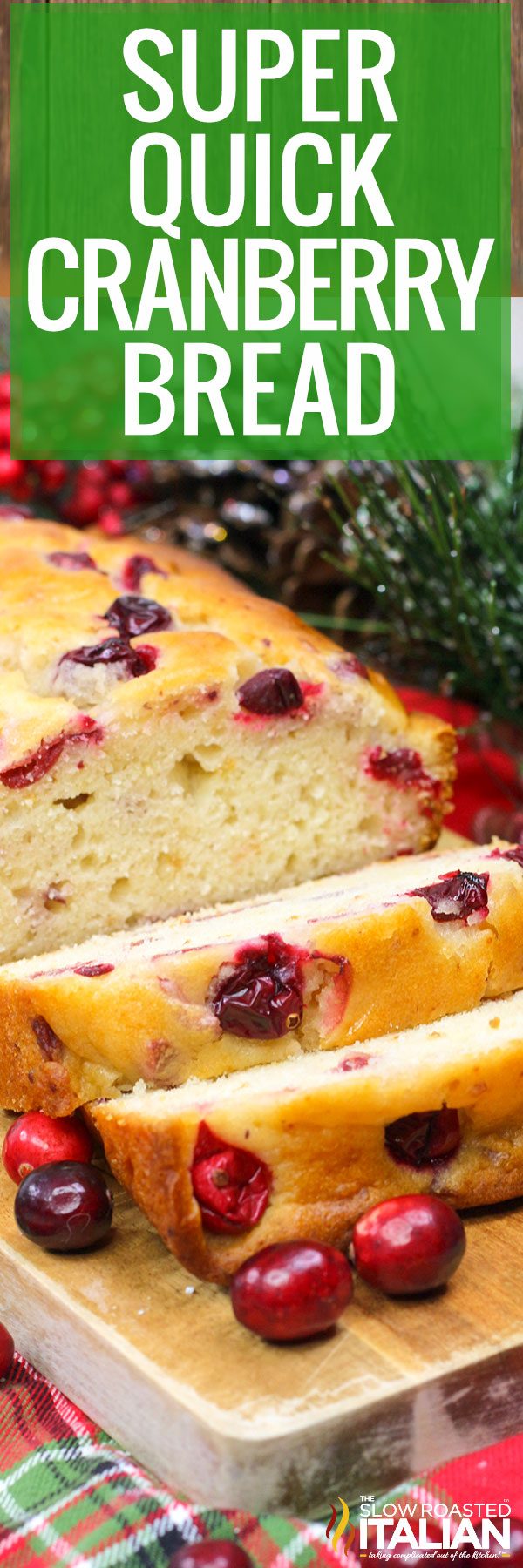 cranberry orange quick bread