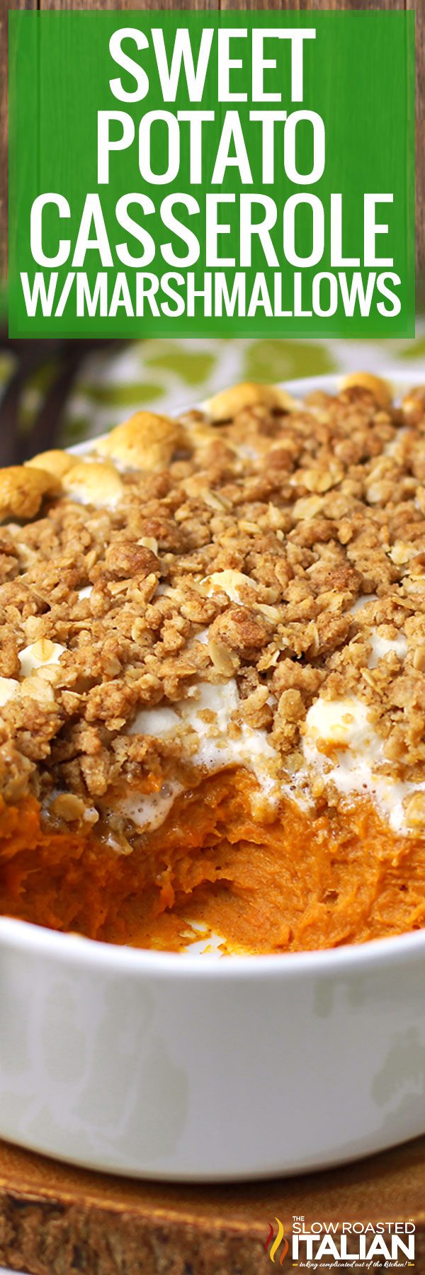 sweet potato casserole with marshmallows