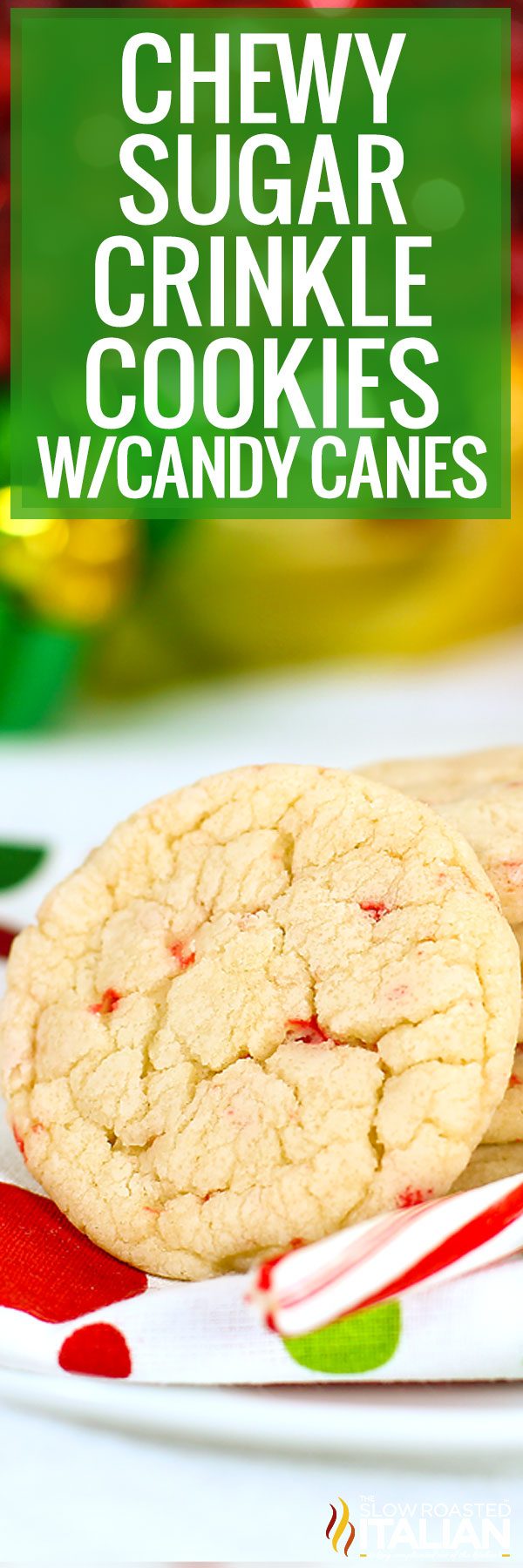 chewy sugar crinkle cookies