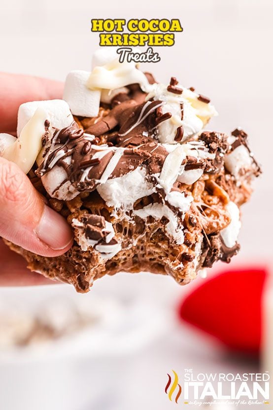 Hot Cocoa Krispies Treats