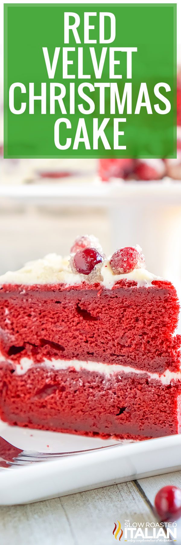 red velvet christmas cake