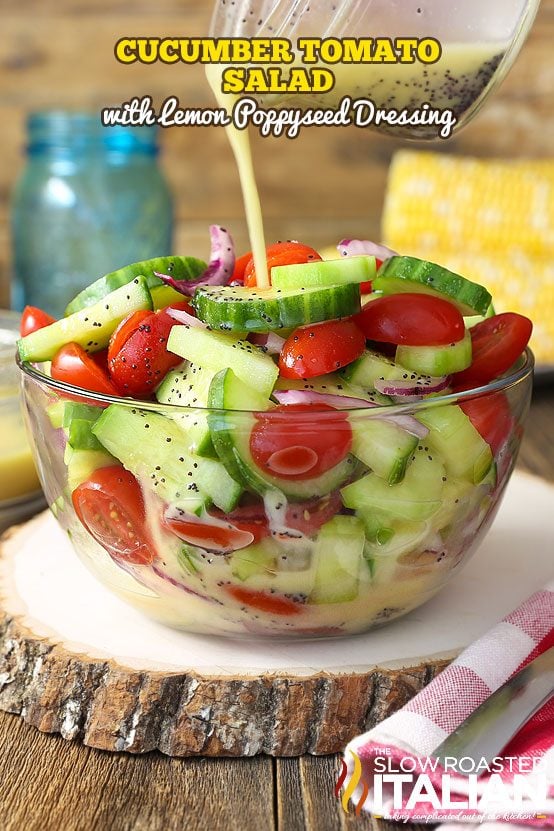 Cucumber Tomato Salad + Video