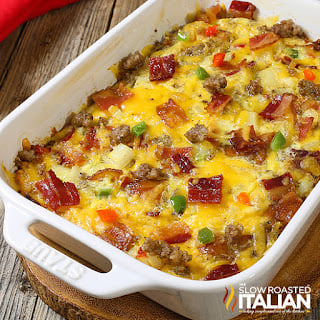 Fully Loaded Baked Egg Casserole + Video - TSRI