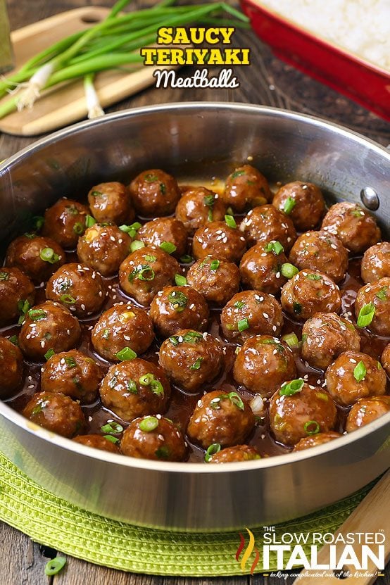 Best Ever Teriyaki Meatballs (30 Minute Meal) + Video