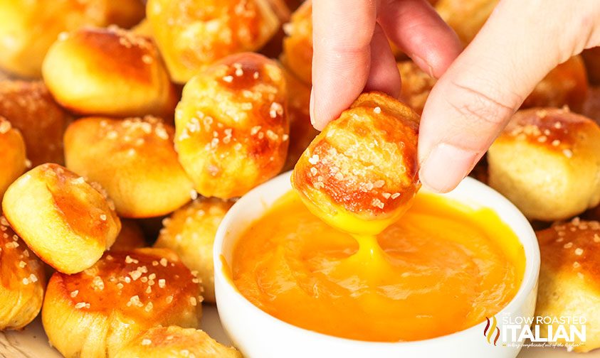 Soft Pretzel Bites Recipe + Video - The Slow Roasted Italian