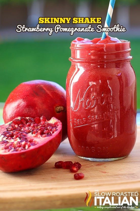 Pomegranate Smoothie Skinny Shake + Video