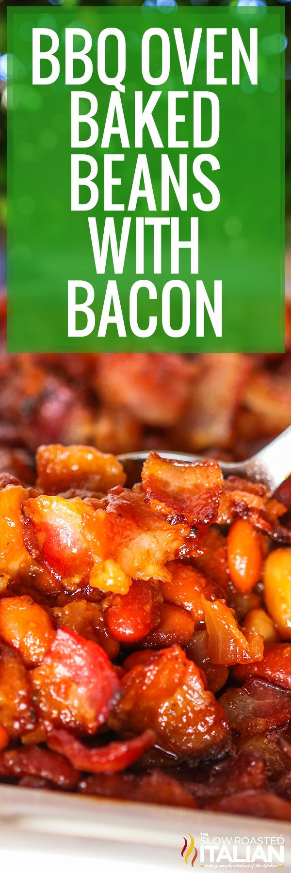 titled image for bbq oven baked beans with bacon