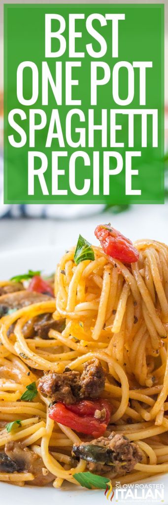 One Pot Spaghetti Recipe - The Slow Roasted Italian