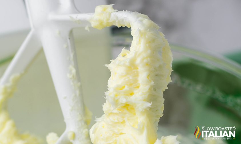 whipped butter in stand mixer