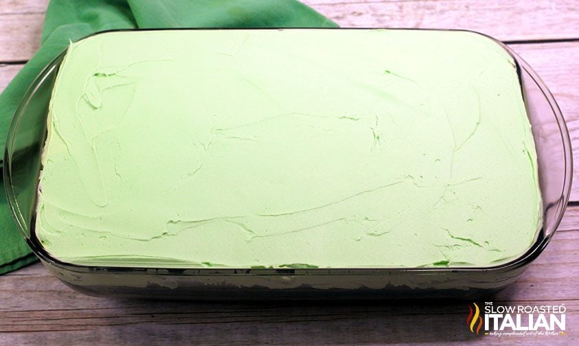 Andes mint cake frosting