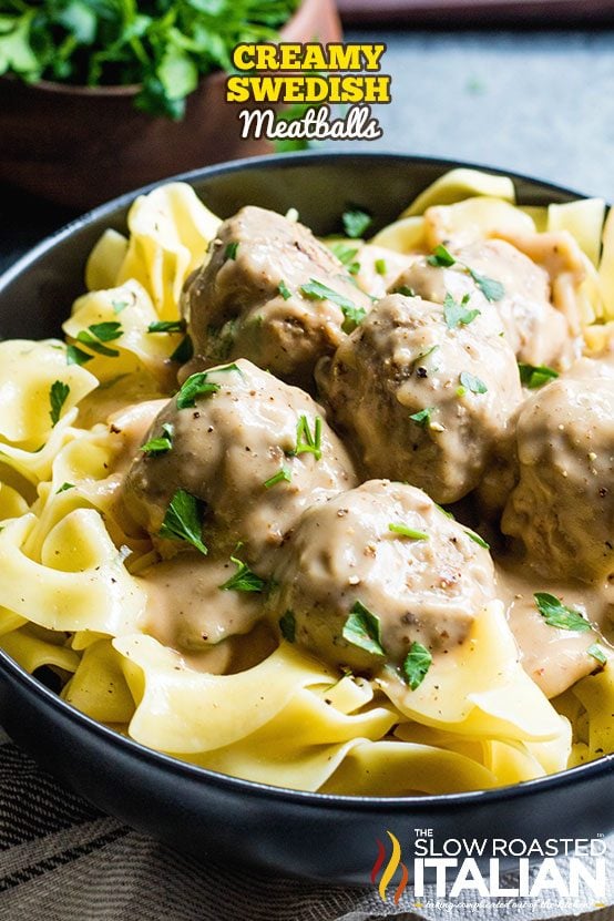 creamy swedish meatballs recipe