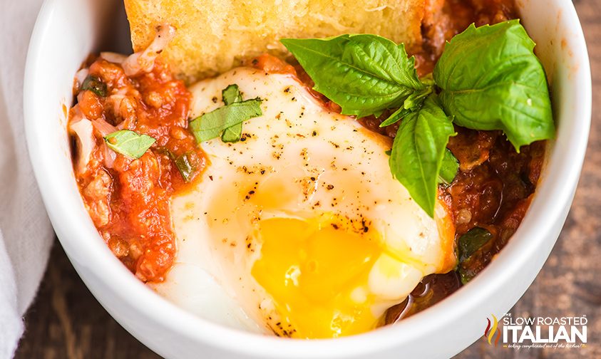 Baked Eggs in a Bowl