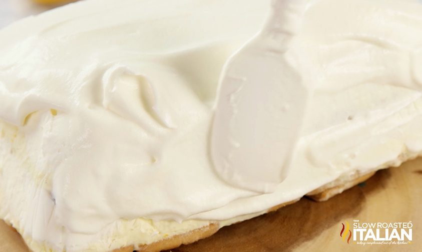 Whipped cream frosting