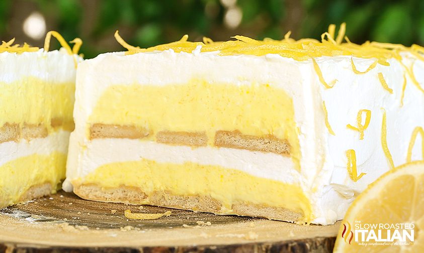 lemon icebox cake for Easter dessert