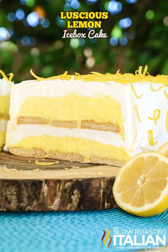 Easy Lemon Icebox Cake (No-Bake Recipe) + Video