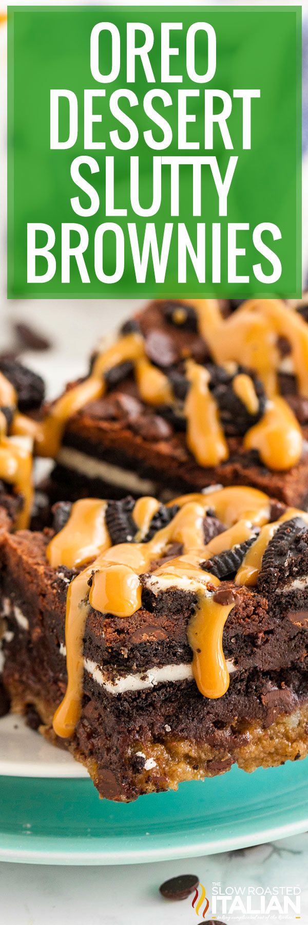 titled image (and shown): oreo dessert slutty brownies