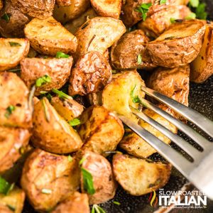 rosemary air fryer potatoes in bowl