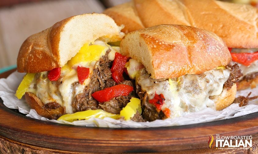 italian beef sandwich