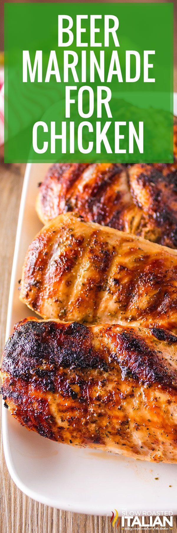 titled image (and shown): beer marinade for chicken