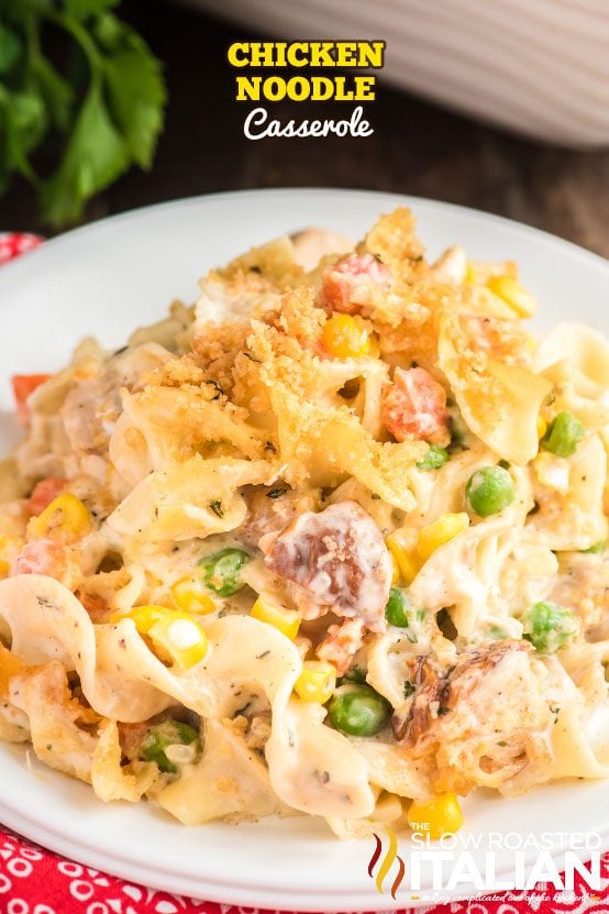 Creamy Chicken Noodle Casserole + Video