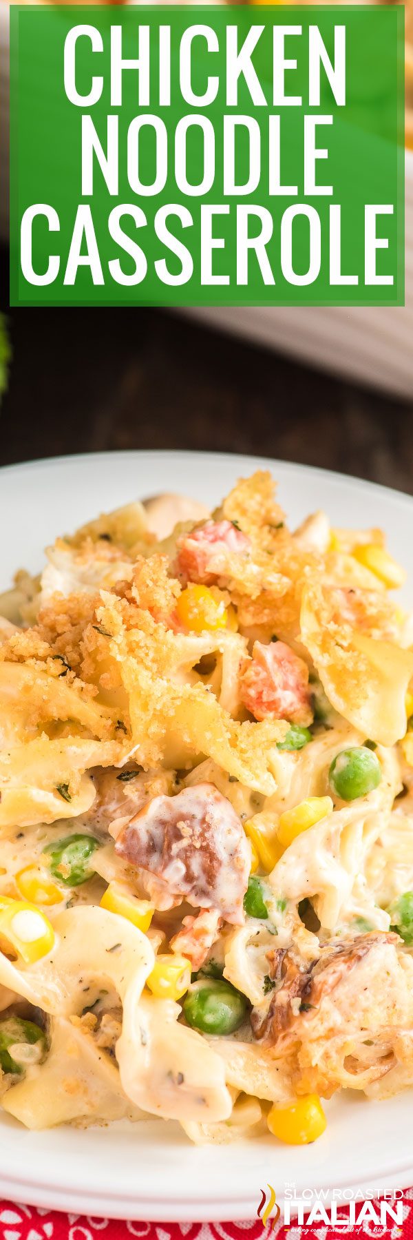 titled image (and shown): Chicken Noodle Casserole