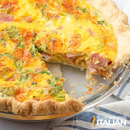 Ham and Cheese Quiche Recipe The Slow Roasted Italian