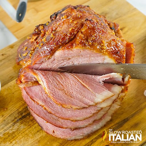 maple glazed ham