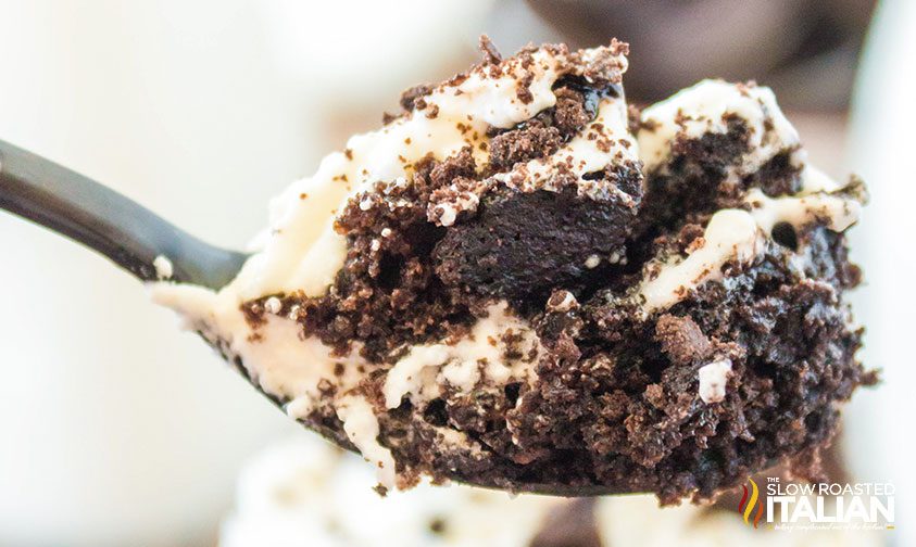 spoon of oreo dessert recipe