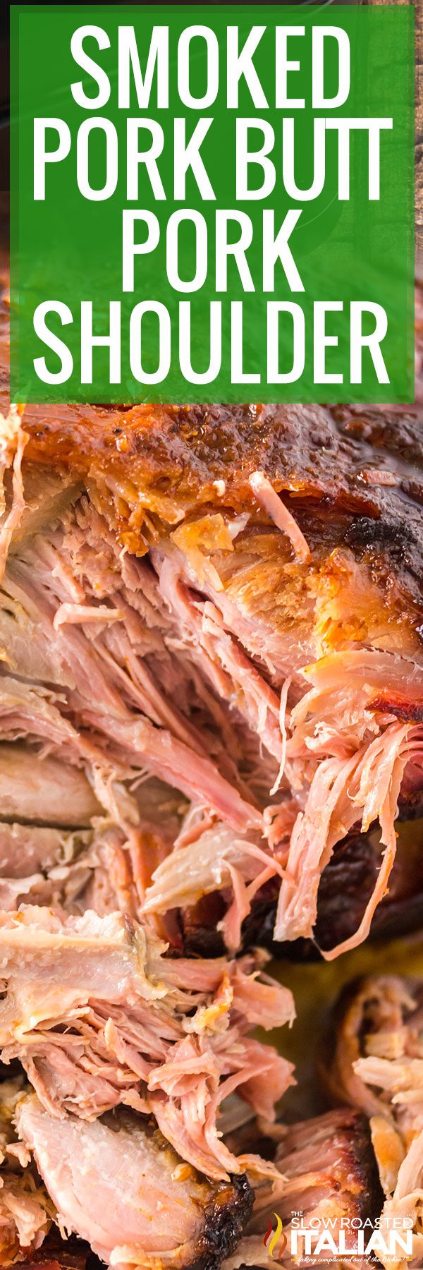 Close up Smoked Pork Butt (Pork Shoulder)