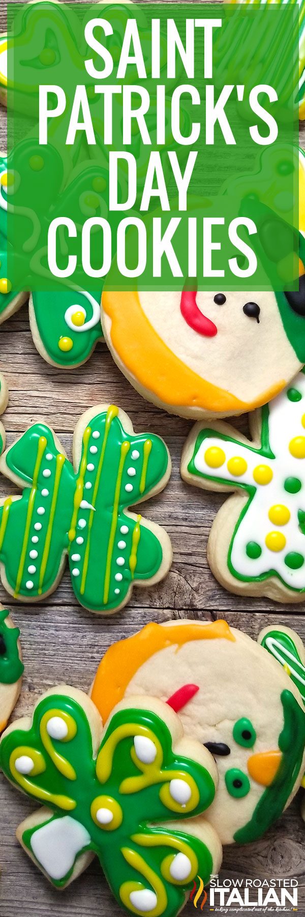 Decorated St. Patrick's Day Cookies
