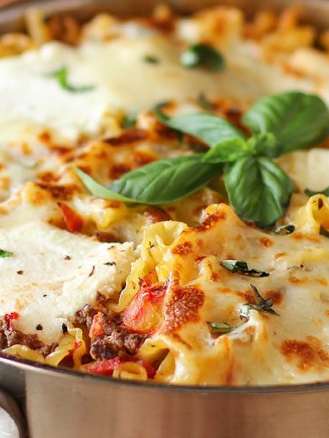 Cheese Lasagna Skillet