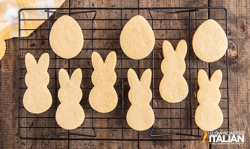 Easter Sugar Cooking on a cooling rack