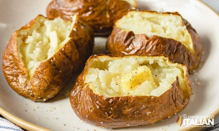 Air Fryer Baked Potatoes + Video - The Slow Roasted Italian