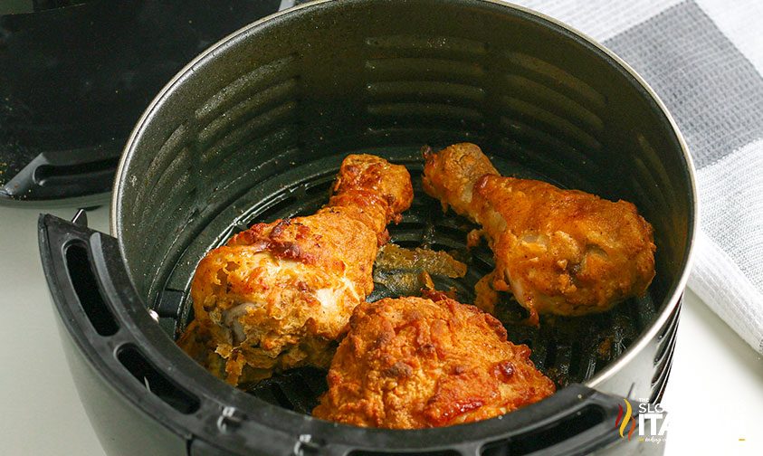 frying chicken in air fryer