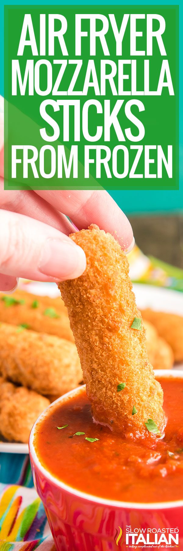 titled image for air fryer mozzarella sticks