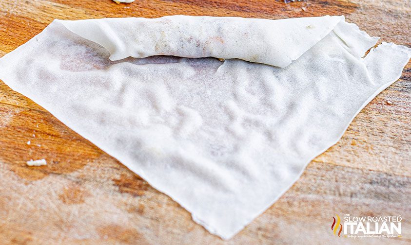 how to roll spring rolls step 1