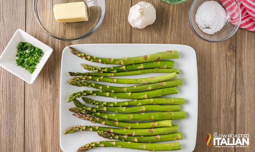 ingredients for grilled asparagus recipe