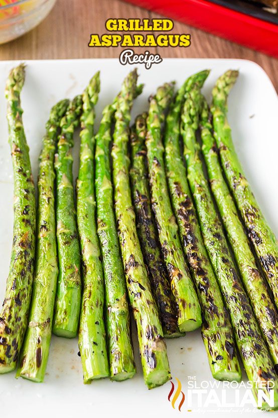 titled image for grilled asparagus recipe