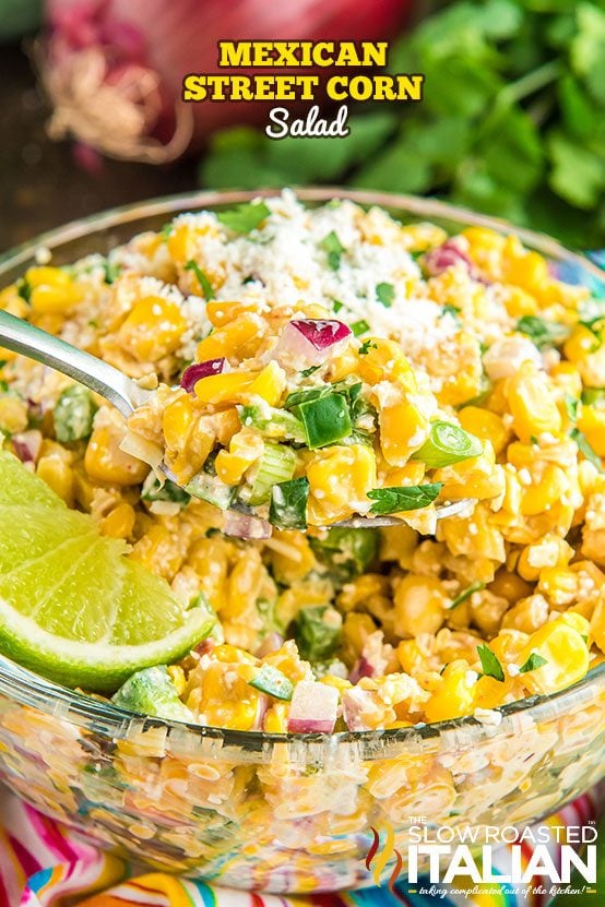 titled image for Mexican corn salad