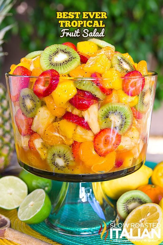 Best Ever Tropical Fruit Salad + Video