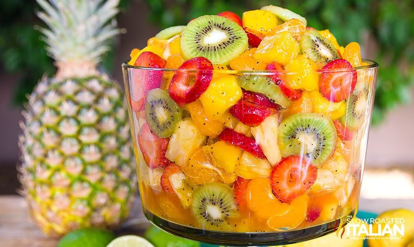 bowl of fruit salad for a crowd
