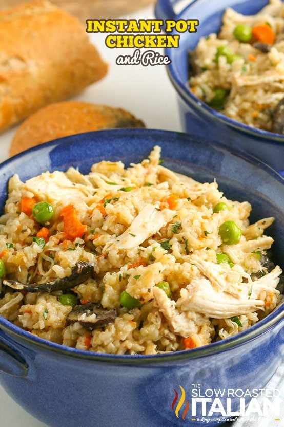 Instant Pot Chicken and Rice + Video