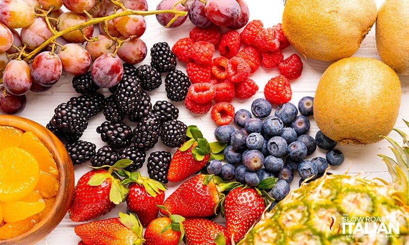 fresh fruit for fruit salad recipe