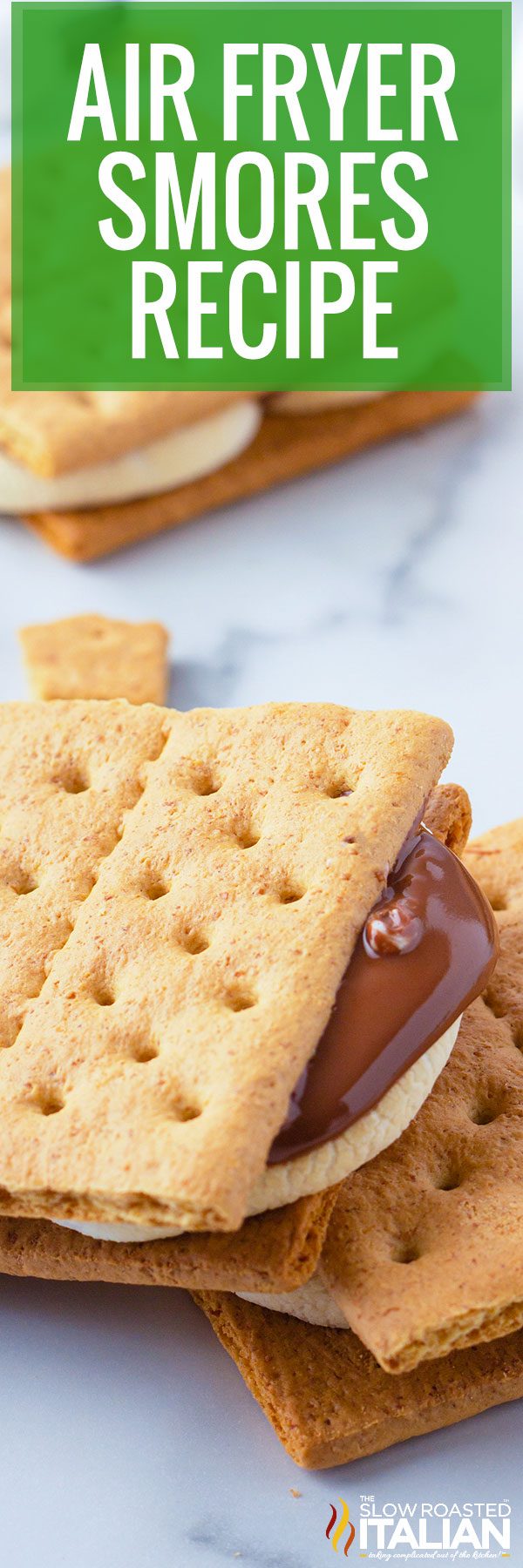 titled image for air fryer smores recipe